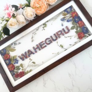 Name Shadow Box Frame