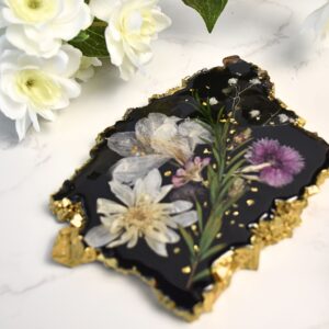 Resin Rock Edge  Coaster