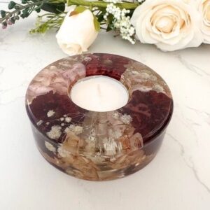Statement Resin Tea Light Holder