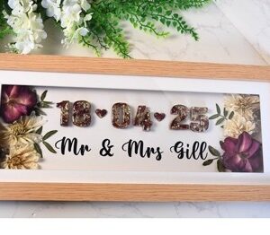 Date Shadow Box Frame